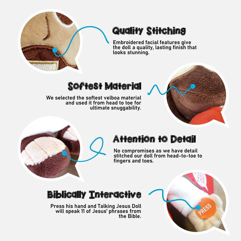 The Talking Jesus Plush: 10 Bible Verses