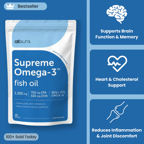 Supreme Omega-3 Fish Oil Softgels